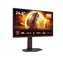 AOC G4 Q25G4SR Computerbildschirm 62,2 cm (24.5") 2560 x 1440 Pixel Quad HD LED Schwarz, Rot