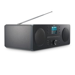 Hama 00054254 radio Personal Digital Negro, Gris