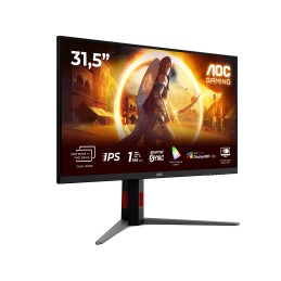 AOC G4 U32G4U écran plat de PC 80 cm (31.5") 3840 x 2160 pixels 4K Ultra HD Noir, Rouge