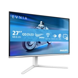Philips Evnia 6000 27M2N6501L 00 écran plat de PC 67,3 cm (26.5") 2560 x 1440 pixels Quad HD QD-OLED Blanc