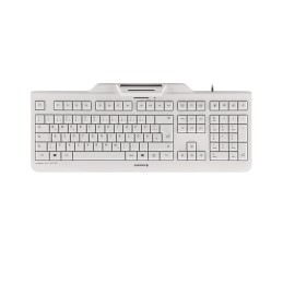 CHERRY KC 1000 SC Kabelgebundene Chipkarten Tastatur, Hell Grau, USB (QWERTZ - DE)