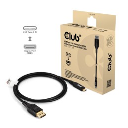 CLUB3D CAC-1559 adaptador de cable de vídeo 1 m USB Tipo C DisplayPort Negro