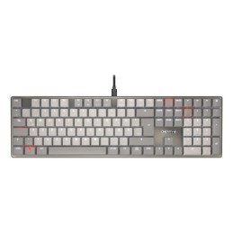 CHERRY KC 500 MX LP clavier maison bureau USB QWERTZ Allemand Gris