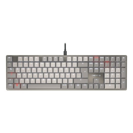 CHERRY KC 500 MX LP teclado Hogar   Oficina USB QWERTZ Alemán Gris
