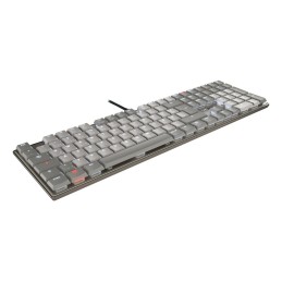 CHERRY KC 500 MX LP teclado Hogar   Oficina USB QWERTZ Alemán Gris