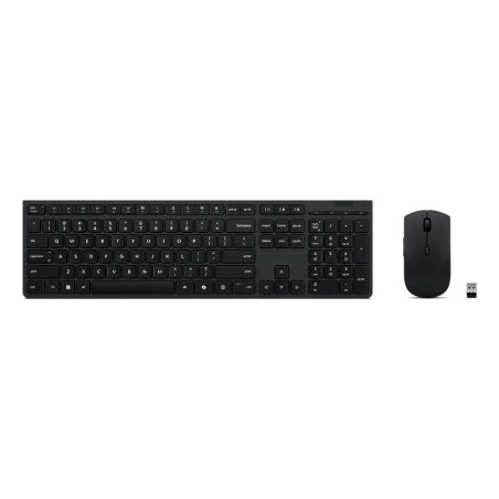 Lenovo 4X31R64328 keyboard Mouse included Office RF Wireless + Bluetooth German Black