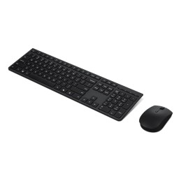 Lenovo 4X31R64328 teclado Ratón incluido Oficina RF Wireless + Bluetooth Alemán Negro