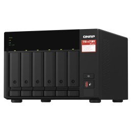 QNAP TS-673A-SW5T NAS & Speicherserver Tower Ryzen Embedded V1500B 8 GB DDR4 0 TB QNAP QTS Schwarz