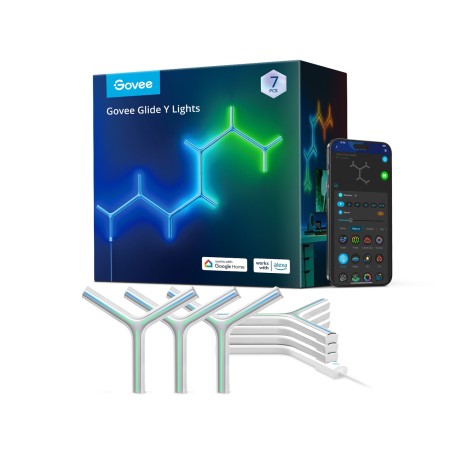 Govee Glide RGBIC Y Lights Luz de pared inteligente Wi-Fi Bluetooth 72 W