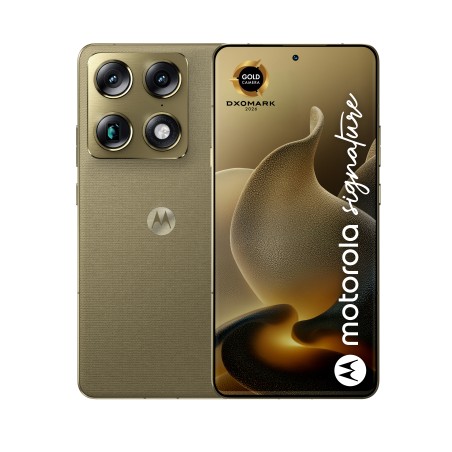 Motorola signature 17,2 cm (6.78") SIM doble Android 16.0 5G USB Tipo C 16 GB 512 GB 5200 mAh Oro