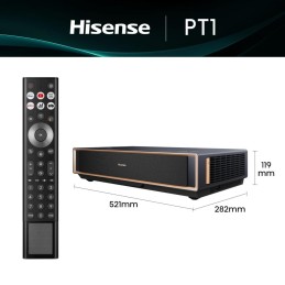 Hisense PT1 TV retroproiettore Nero Compatibilità 3D