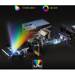 Hisense PT1 projecteur TV Noir Compatibilité 3D