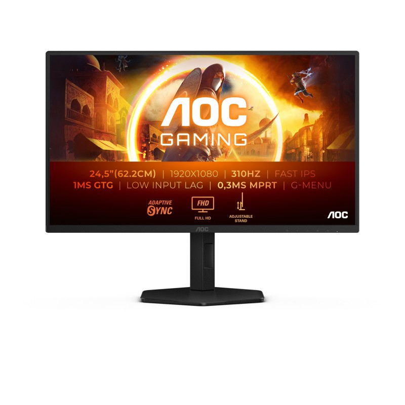 AOC G4 25G4SXU computer monitor 24.5" 1920 x 1080 pixels Full HD LED Black, Gray