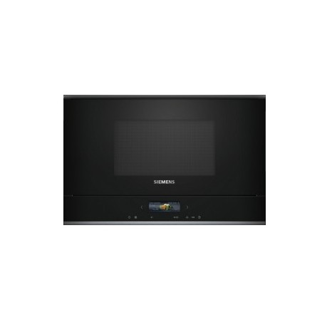Siemens iQ700 BE732L1B1 micro-onde Noir Micro-onde combiné Intégré 21 L 900 W