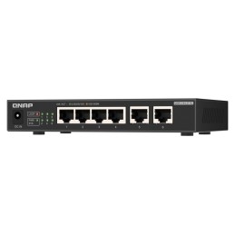QNAP QSW-2104-2T-R2 commutateur réseau Non-géré 10G Ethernet (100 1000 10000) Bureau Noir
