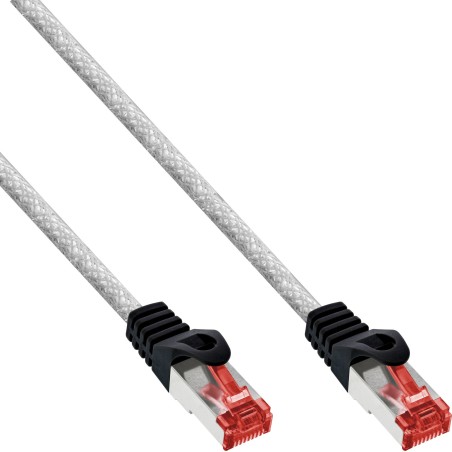 InLine 76422T networking cable Transparent 9.84" (0.25 m) Cat6 S FTP (S-STP)