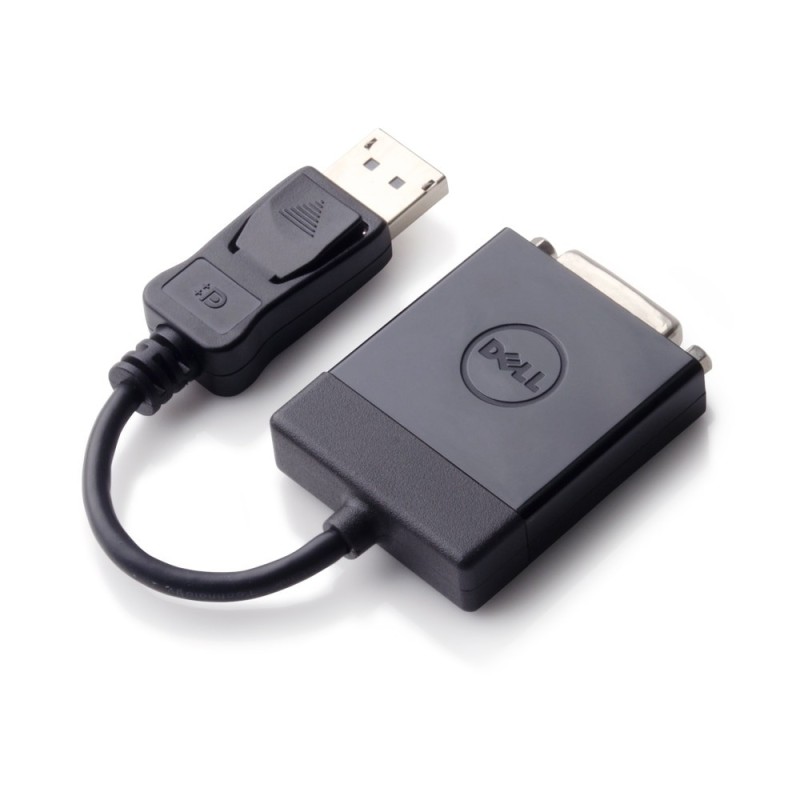DELL 470-ABEO Videokabel-Adapter DisplayPort DVI Schwarz