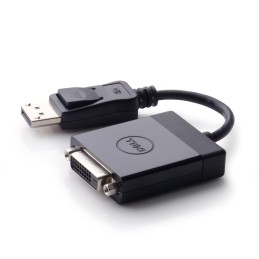 DELL 470-ABEO câble vidéo et adaptateur DisplayPort DVI Noir