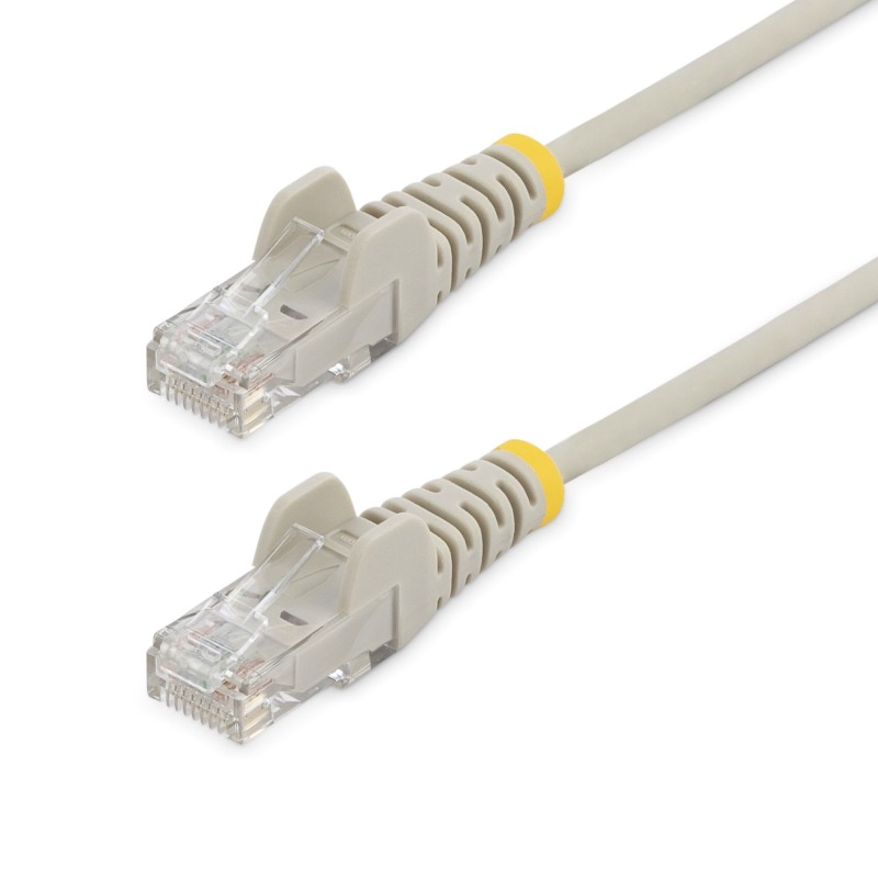 StarTech.com N6PAT50CMGRS networking cable Gray 19.7" (0.5 m) Cat6 U UTP (UTP)