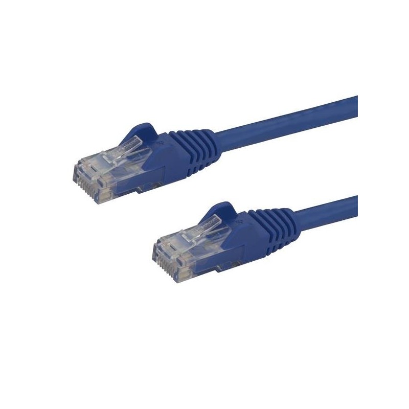 StarTech.com Cordon de raccordement UTP CAT6 - 7,5 m - Sans crochet - Câble patch RJ45 - Bleu