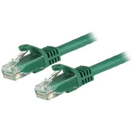 StarTech.com Cable de 7,5m Cat6 Ethernet de Red Verde - RJ45 sin Enganches - 24AWG