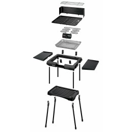 Unold 58565 outdoor barbecue grill Cooking station Electric Black 1600 W