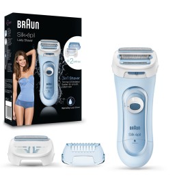 Braun Silk-épil 81653271 rasoir pour femme 3 tête(s) Tondeuse Bleu