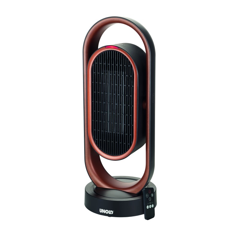 Unold 86535 calefactor eléctrico Interior Negro, Marrón 1800 W Ventilador eléctrico