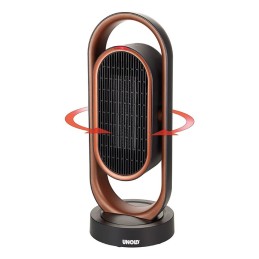 Unold 86535 calefactor eléctrico Interior Negro, Marrón 1800 W Ventilador eléctrico