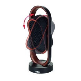 Unold 86535 stufetta elettrica Interno Nero, Marrone 1800 W Riscaldatore ambiente elettrico con ventilatore