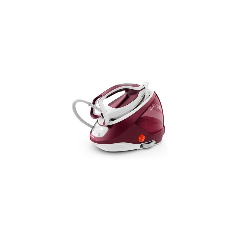 Tefal GV9220 steam ironing station 2600 W Durilium AirGlide Autoclean soleplate Burgundy, White