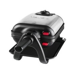 Tefal WM756D waffle iron 2 waffle(s) 1200 W Black, Stainless steel