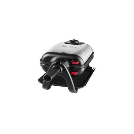 Tefal WM756D gofrera 2 barquillo(s) 1200 W Negro, Acero inoxidable