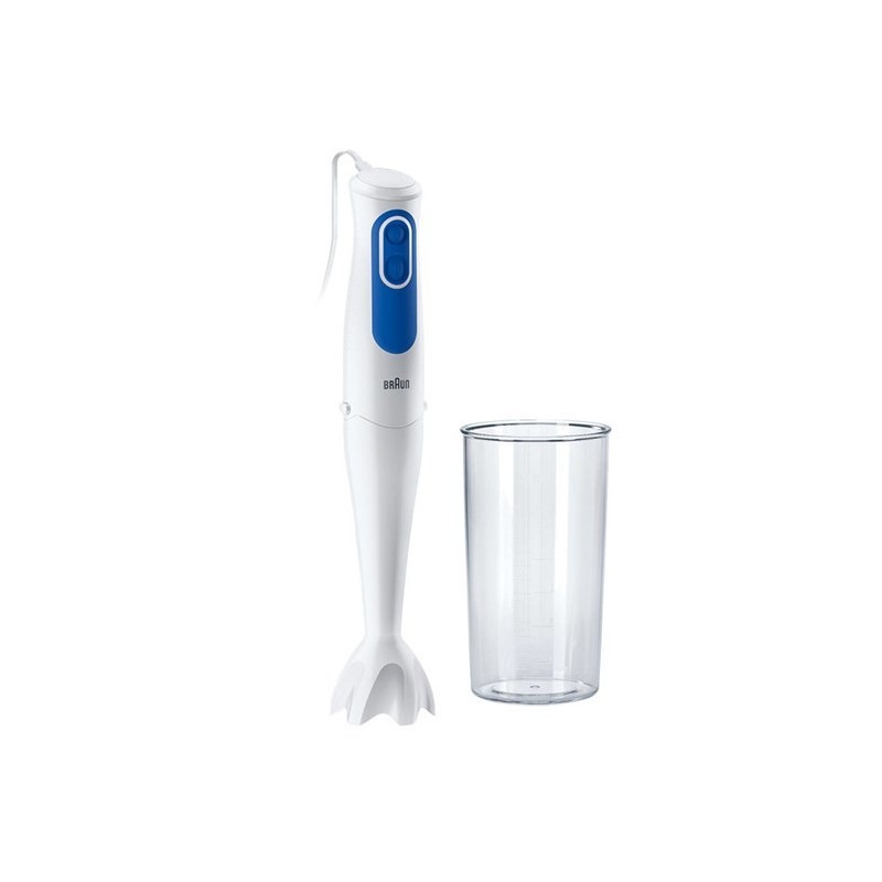 Braun MQ 3000 Smoothie 0,6 L Frullatore ad immersione 700 W Blu, Bianco