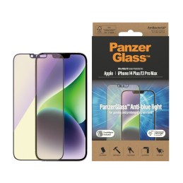 PanzerGlass ® Anti-blue light Screen Protector iPhone 14 Plus | 13 Pro Max | Ultra-Wide Fit w. EasyAligner Pellicola