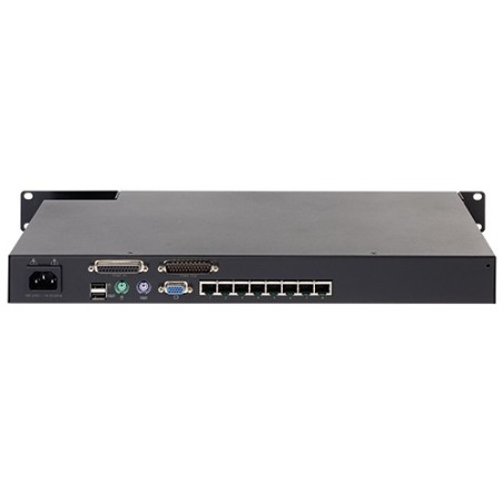 APC KVM0108A commutateur écran, clavier et souris Grille de montage Noir