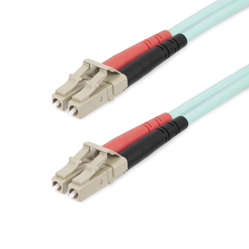 StarTech.com Cable 20m de Fibra Óptica Multimodo Dúplex LC UPC a LC UPC OM4 - LSZH - 50 125µm - LOMMF VCSEL - para Redes de