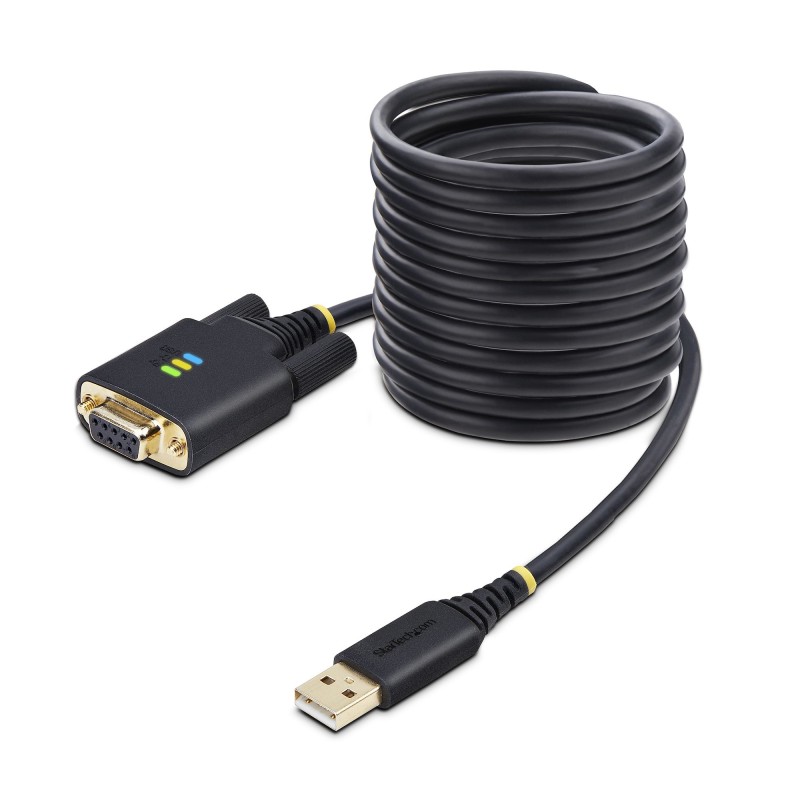 StarTech.com 1P10FFCN-USB-SERIAL Serien-Kabel Schwarz 3 m USB Typ-A DB-9