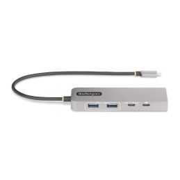 StarTech.com 10G2A1C25EPD-USB-HUB laptop dock port replicator Wired USB 3.2 Gen 2 (3.1 Gen 2) Type-C Gray