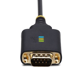 StarTech.com 2P6FFC-USB-SERIAL cambiador de género para cable USB-A 2 x DB-9 RS-232 Negro, Gris