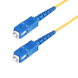StarTech.com 100 Meter LWL Patchkabel SC SC (UPC) Singlemode OS2 Simplex, 9 125µm, 40G 100G, Biegeunempfindlich, Geringe