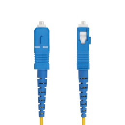 StarTech.com 10 Meter LWL Patchkabel LC SC (UPC) Singlemode OS2 Simplex, 9 125µm, 40G 100G, Biegeunempfindlich, Geringe