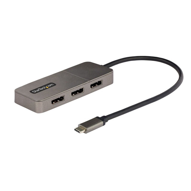 StarTech.com MST14CD123DP Adaptador gráfico USB 4096 x 2160 Pixeles Gris