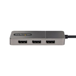 StarTech.com MST14CD123DP Adaptador gráfico USB 4096 x 2160 Pixeles Gris