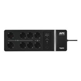 APC Back-UPS, 1050VA 600W Floor Wall Mount, 230V, 8x UNEL outlets, USB Type A+C Port, User Replaceable Battery - Professionnels