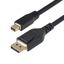 StarTech.com Cable Mini DisplayPort a DisplayPort 1.4 de 3m - 8K 60Hz - HBR3 - Adaptador MiniDP a DisplayPort - UHD 4K 120Hz -