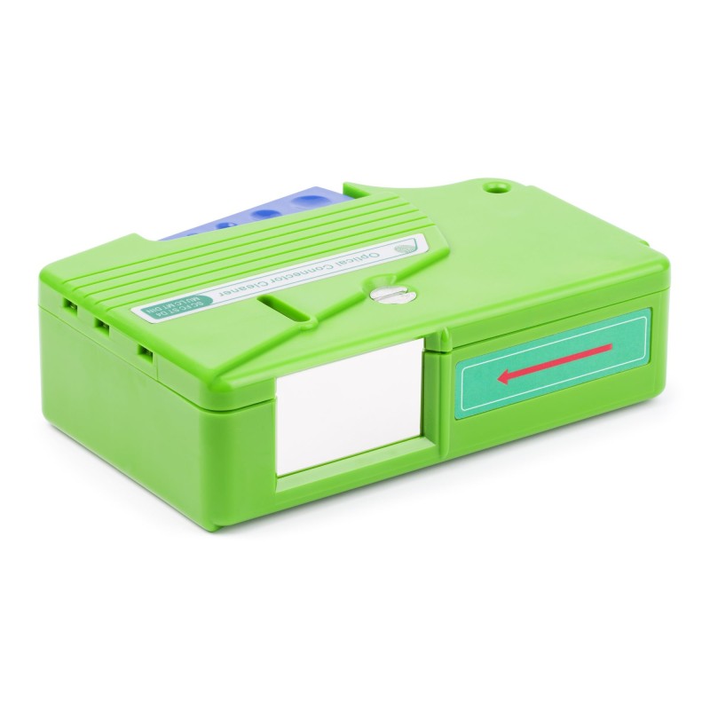 StarTech.com Glasfaserreiniger, Reinigungskassette für Glasfaser Steckverbinder, LC SC ST FC Glasfaserreinigungsbox,