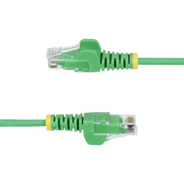 StarTech.com Cavo Ethernet CAT6 Verde da 1,5m Patch UTP con Plug RJ45 Antigroviglio e Rilievi di Trazione, Cavo Lan Slim in