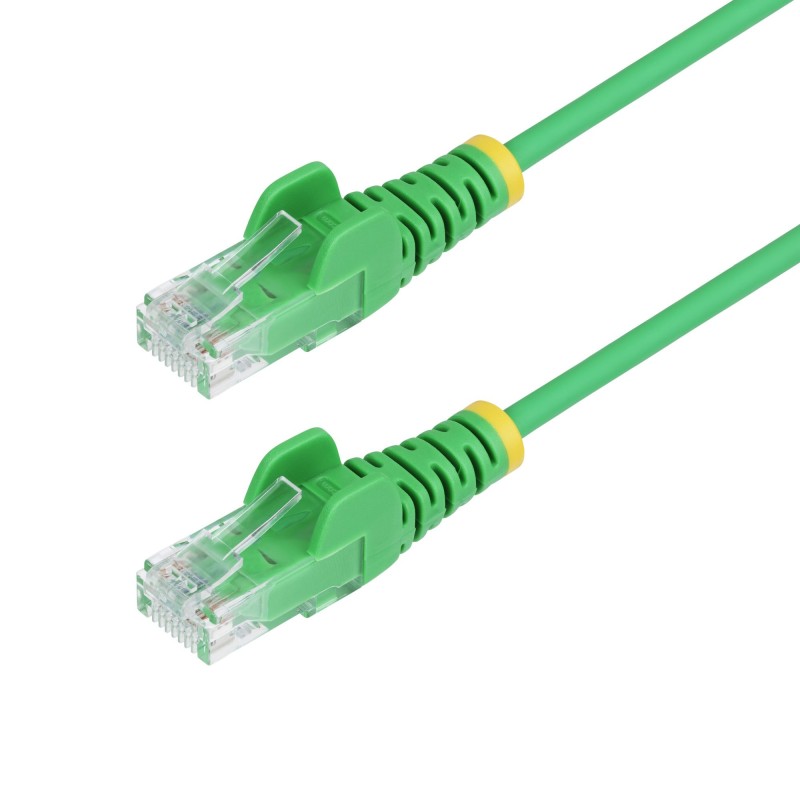 StarTech.com Cavo Ethernet CAT6 Verde da 50cm Patch UTP con Plug RJ45 Antigroviglio e Rilievi di Trazione, Cavo Lan Slim in