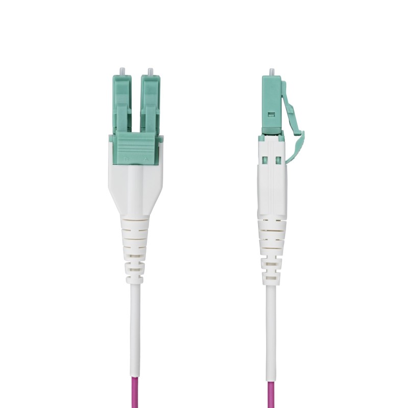 Cavo In Fibra Ottica Multimodale OM4 LC A LC UPC Con Linguette Push Pull 5m 50 125m Reti 100g Insensibile 0065030900782 Cavo In Fibra Ottica Multimodale OM4 LC A LC UPC Con Linguette Push Pull 5m 50 125m Reti 100g Insensibile 0065030900782